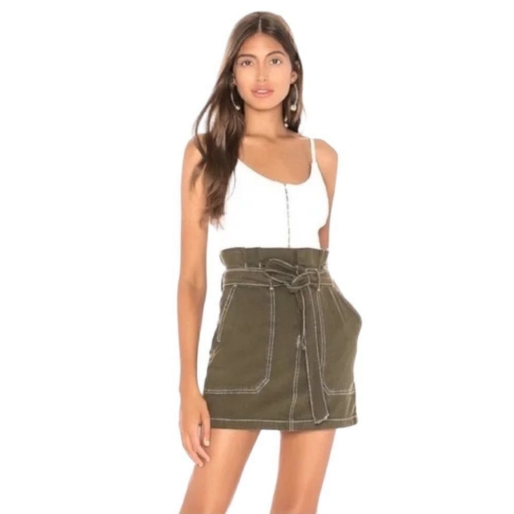 Free People Splendor In The Grass Denim Skirt, Size 4